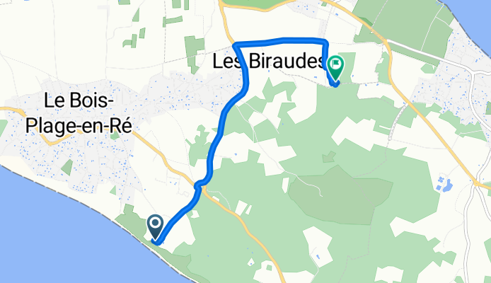 De Rue de Gros Jonc à Chemin des Maraises