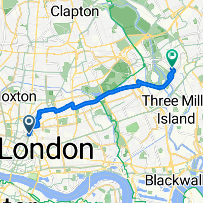 Bishopsgate, London to Montfichet Road, London