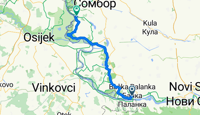 From Bačka Palanka to Apatin