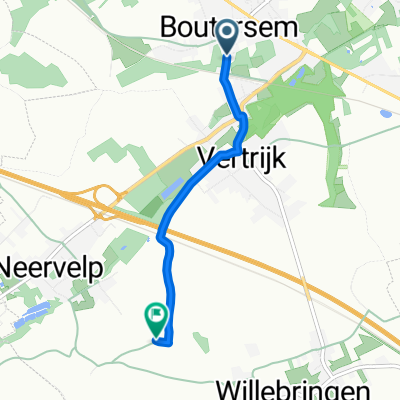 Dorpsstraat, Boutersem to Velpestraat, Boutersem