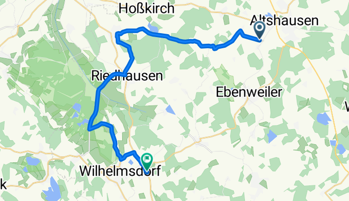 Altshauser Straße nach Lengenweilerstraße 2/1