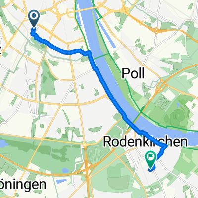 Am Duffesbach, Köln nach Rotdornstraße, Köln