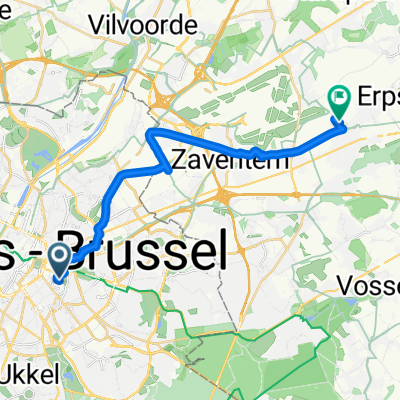 Wiertzstraat, Brussel naar Mechelsesteenweg, Kortenberg