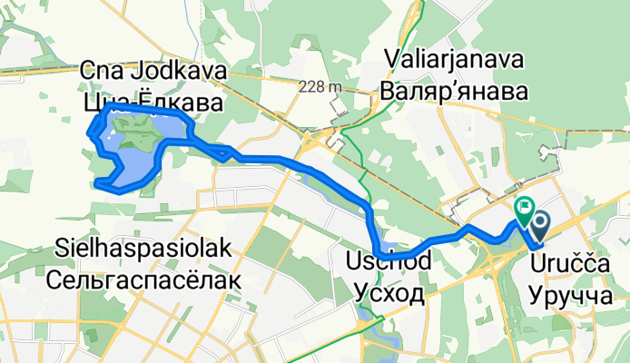 маршрут из улица Руссиянова