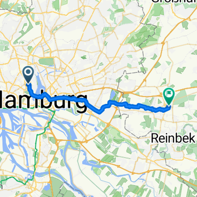 Rutschbahn, Hamburg nach Op den Stüben, Reinbek