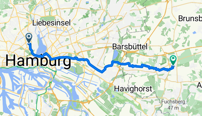 Rutschbahn, Hamburg nach Op den Stüben, Reinbek