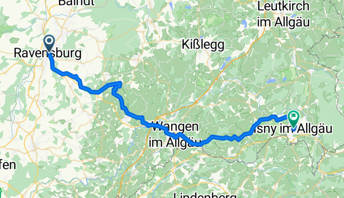 Ravensburg bis Isny