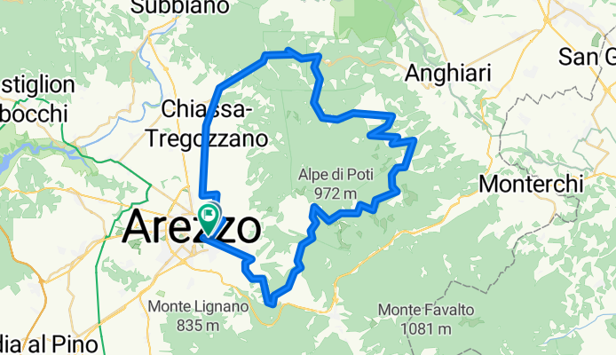 Route in Arezzo