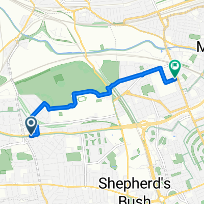 Old Oak Common Lane, London to Faraday Road, London