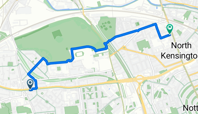 Old Oak Common Lane, London to Faraday Road, London