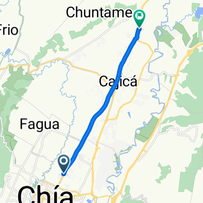 De Carrera # 24-3 a Cajicá - Zipaquirá