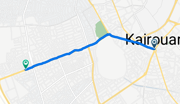 Avenue de la République, Kairouan à Kairouan