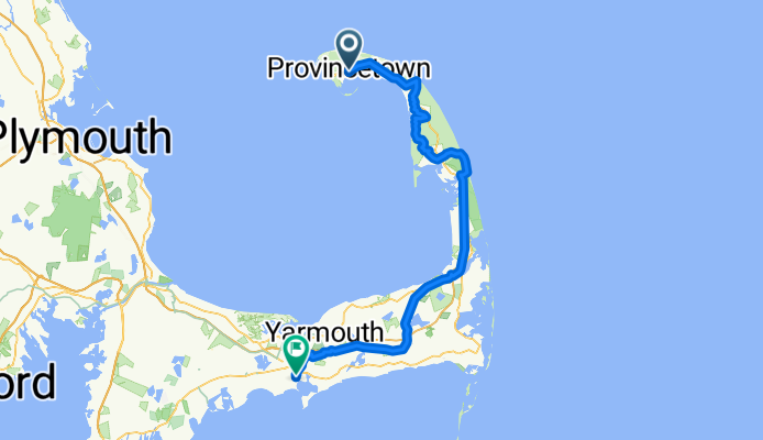 Commercial St, Provincetown to Ocean St, Barnstable