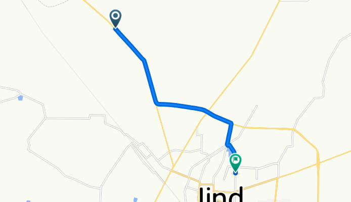 Rohtak Road, Jind to Urban Estate, Jind