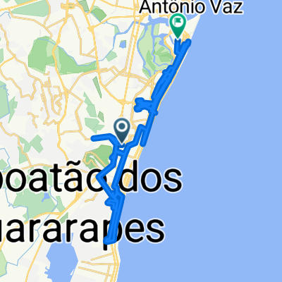 De Avenida Vinte de Janeiro 958-1080 a Rua Euríco Vitrúvio