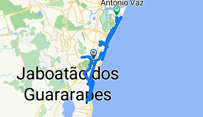 De Avenida Vinte de Janeiro 958-1080 a Rua Euríco Vitrúvio