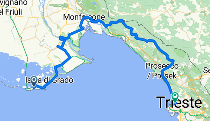 Viale del Turismo, Grado to Via del Mercato Vecchio, Trieste