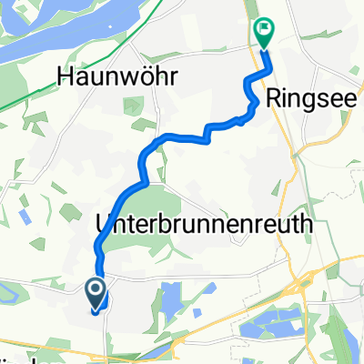 Vogelweidestraße, Ingolstadt nach Bahnhofstraße, Ingolstadt