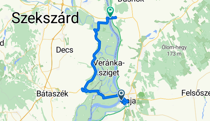 Daru utca, Baja - Szt László híd, Fajsz