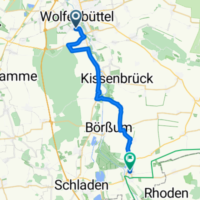 Monplaisir, Wolfenbüttel nach Vor dem Braunschweiger Tor, Schladen