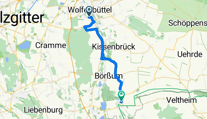 Monplaisir, Wolfenbüttel nach Vor dem Braunschweiger Tor, Schladen