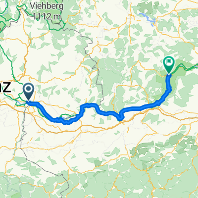 Ufer Straße, Mauthausen nach Marktstraße, Spitz an der Donau