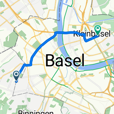 Steinbühlweg, Allschwil nach Im Surinam, Basel