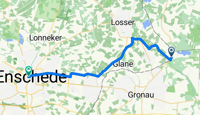 Von Gronau (Westfalen) bis Enschede