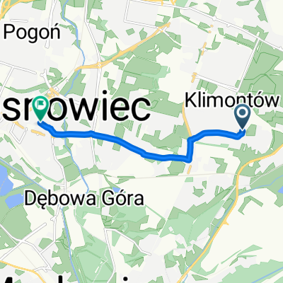 Józefa Ignacego Kraszewskiego do Modrzejowska