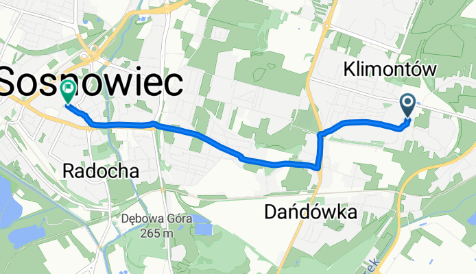 Józefa Ignacego Kraszewskiego do Modrzejowska
