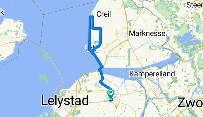 70km - Dronten-Urk-Espel-Dronten
