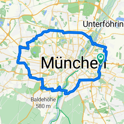 Äußerer Radring rund um München - aus SZ 28.8.25
