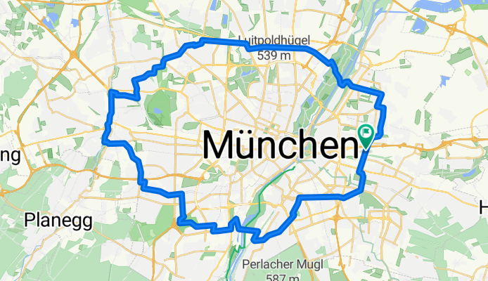 Äußerer Radring rund um München - aus SZ 28.8.25