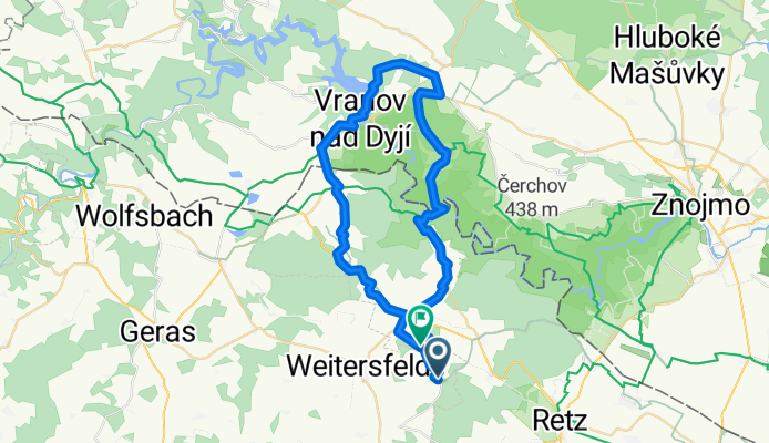 Oberfladnitz - Vranov - Oberfladnitz