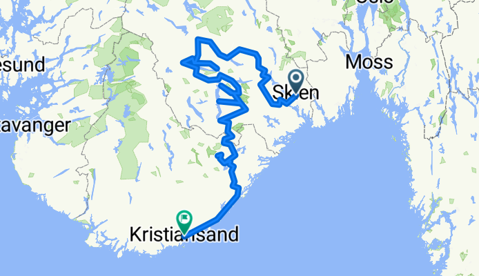 Rådhusplassen, Skien to Rådhusgata, Kristiansand S