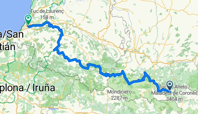 From Bagnères-de-Luchon to Bayonne