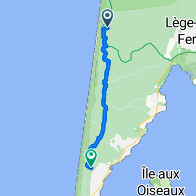 Route Forestière du Crohot, Lège-Cap-Ferret to Lège-Cap-Ferret