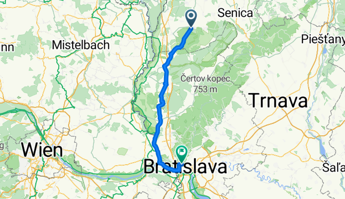 From Šaštín-Stráže to Bratislava