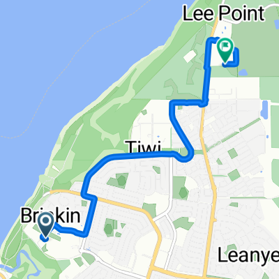 University Dr W, Brinkin to Richardson Ward, Lee Point