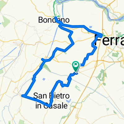 Da Via C. Fornasini a Poggio Renatico