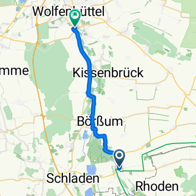 Marktstraße, Schladen nach Am Wasserwerk, Wolfenbüttel