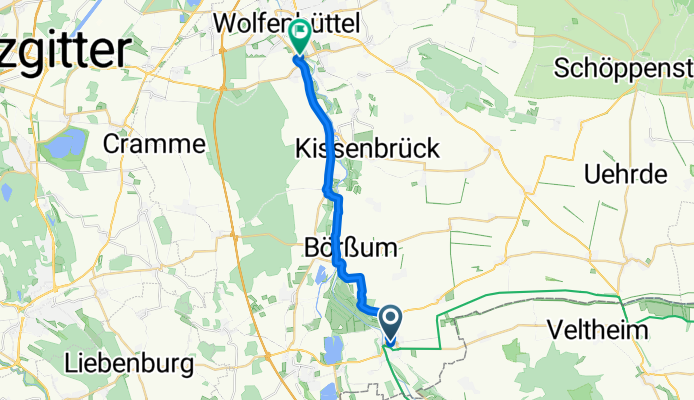 Marktstraße, Schladen nach Am Wasserwerk, Wolfenbüttel