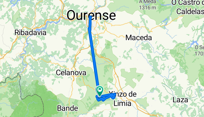 De Sainza de Arriba a Lugar Santabaia