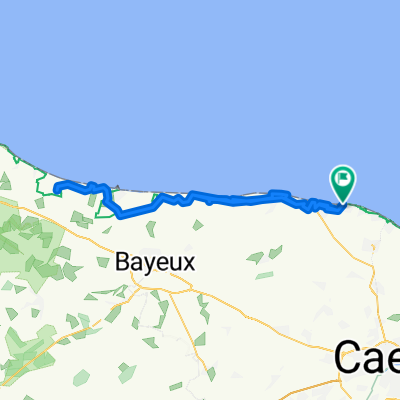 Rue Hervé Léguillon, Bernières-sur-Mer nach Rue Hervé Léguillon, Bernières-sur-Mer