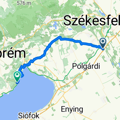 Szabadbattyán - Balatonalmádi +260m