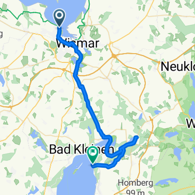 1.Etappe Warnow, Wismar nach Hotel Seewisch