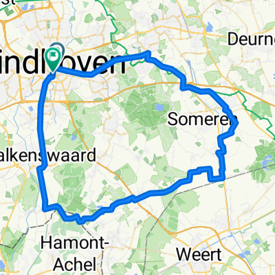 75km - Eindhoven SE Loop incl. Achelse Kluis