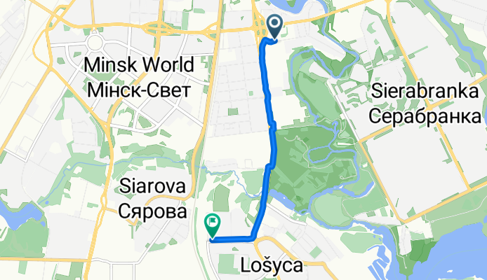 Маршрут в улица Владислава Сырокомли