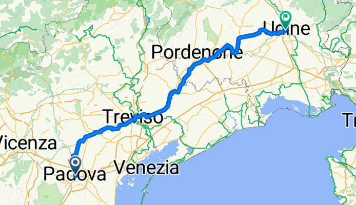 Von Padua bis Udine