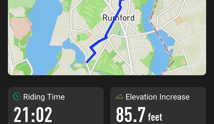 Photo 1 of the Bikemap route "Pine Grove Street to Pine Grove Street"